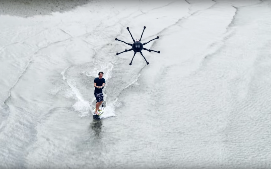 Dronesurfing ¿Un nuevo deporte?