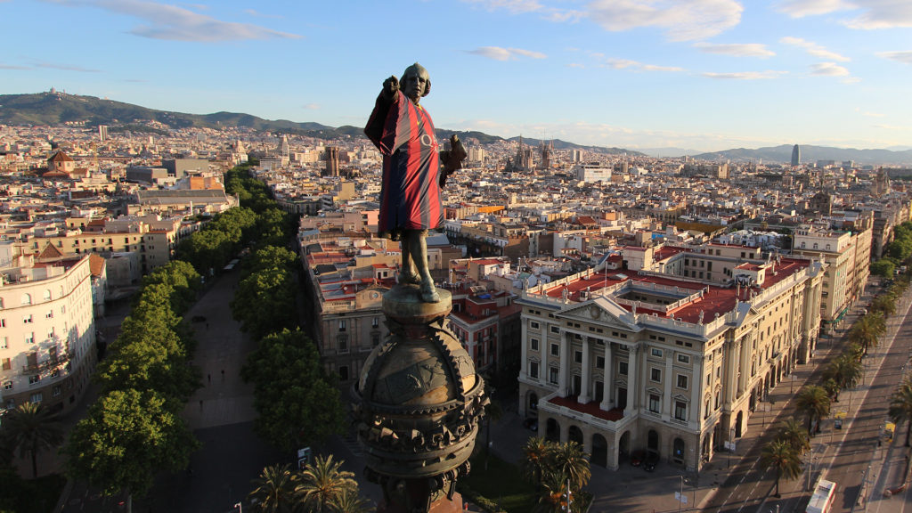 drone rules spain colon barcelona